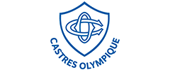 Logo Castres Olympique TEAM ONE GROUPE Agence de conseil et relations publics Toulouse
